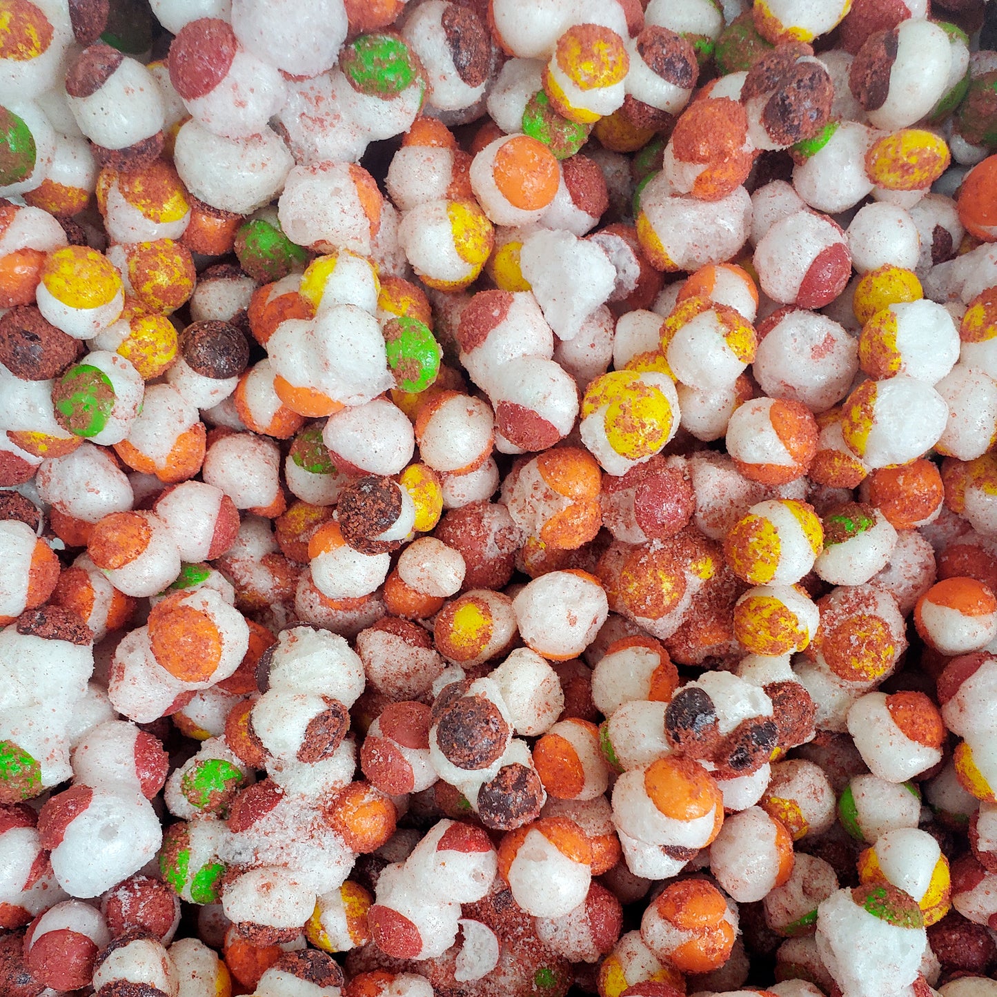 Puffed Chamoy Frittles - Freeze Dried Chamoy Skittles