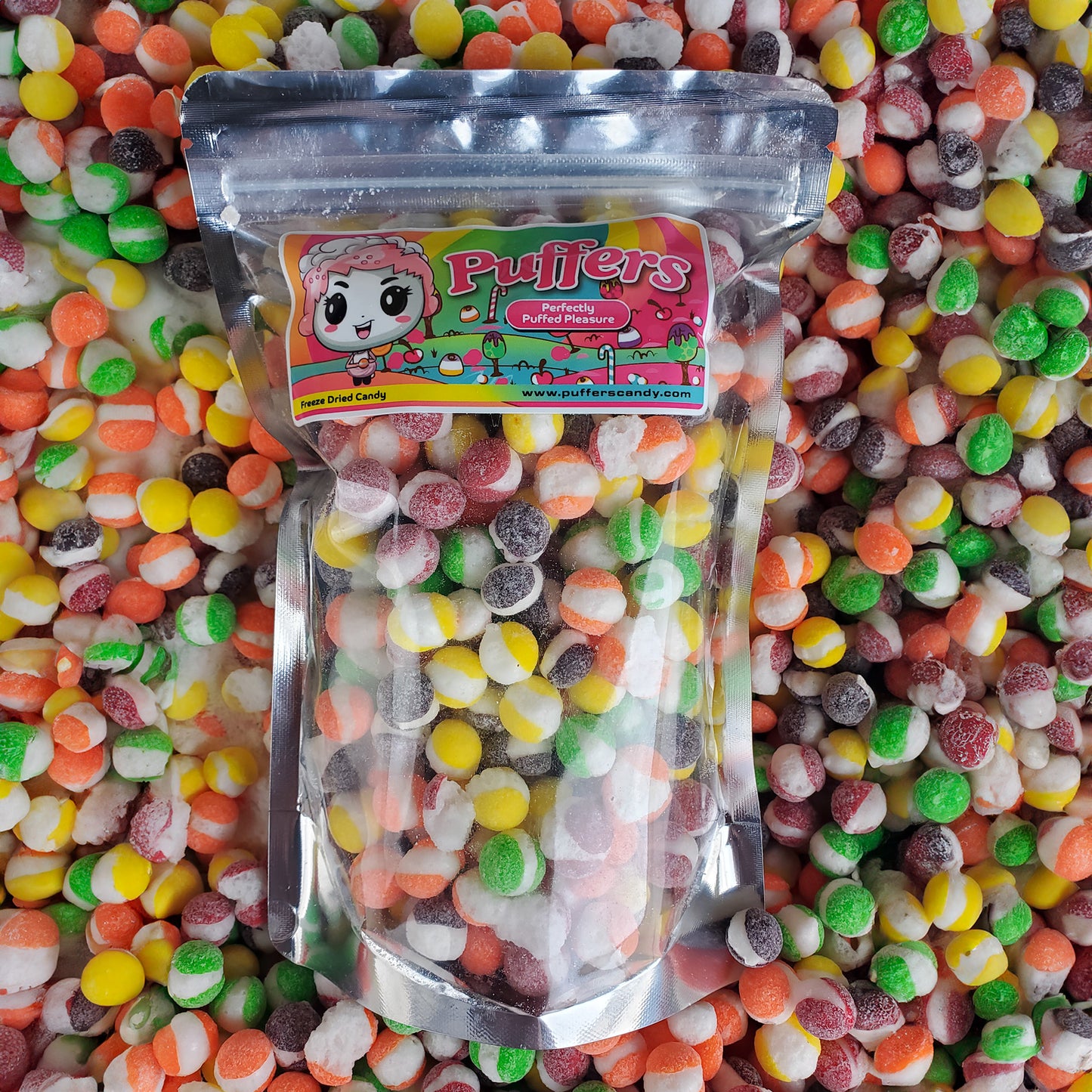 Puffed Sour Frittles - Freeze Dried Candy